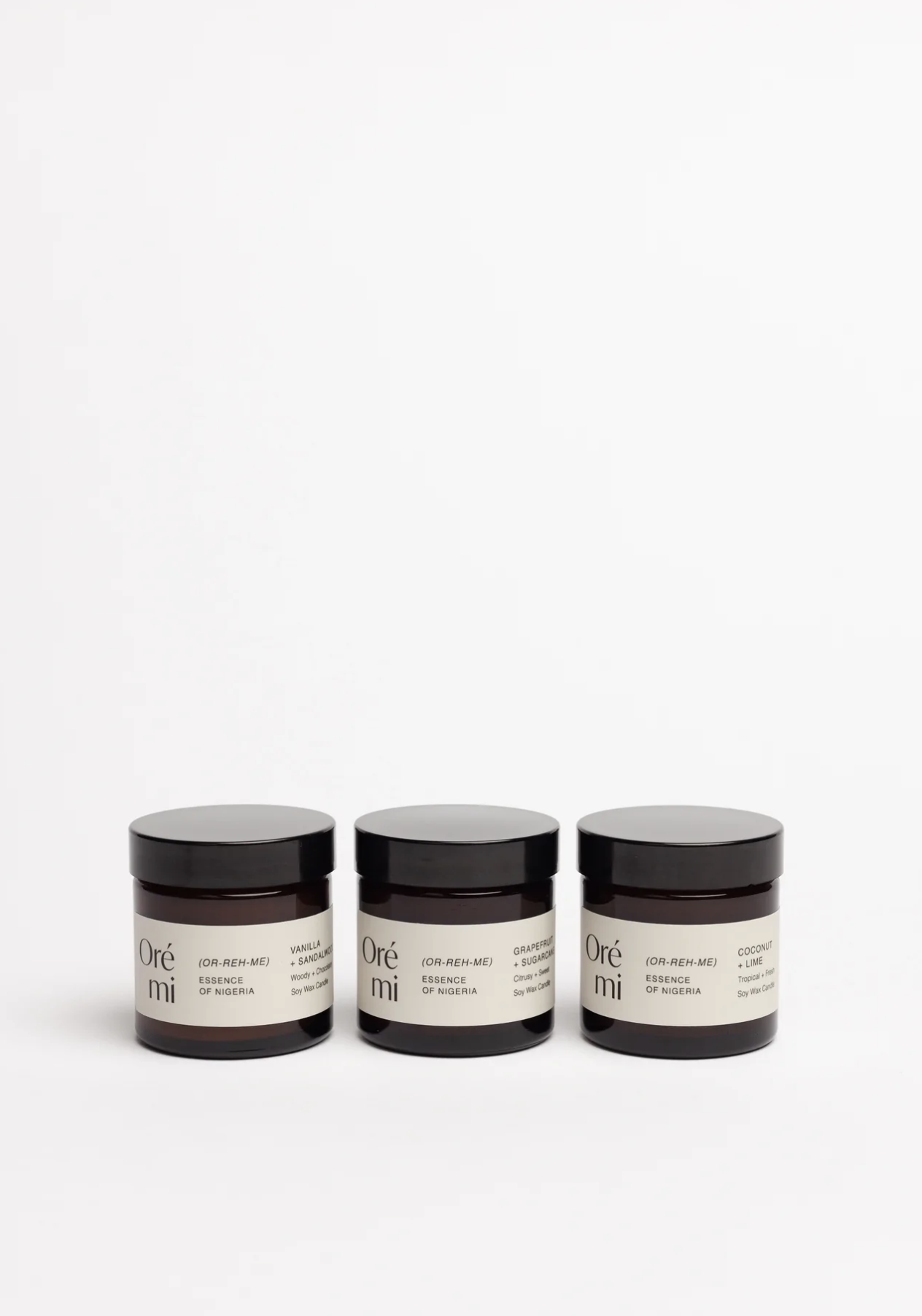 Méji - Oré mi Trio Candles